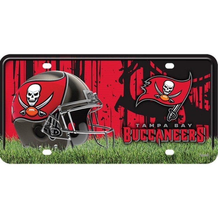 Tampa Bay Buccaneers Metal License Plate